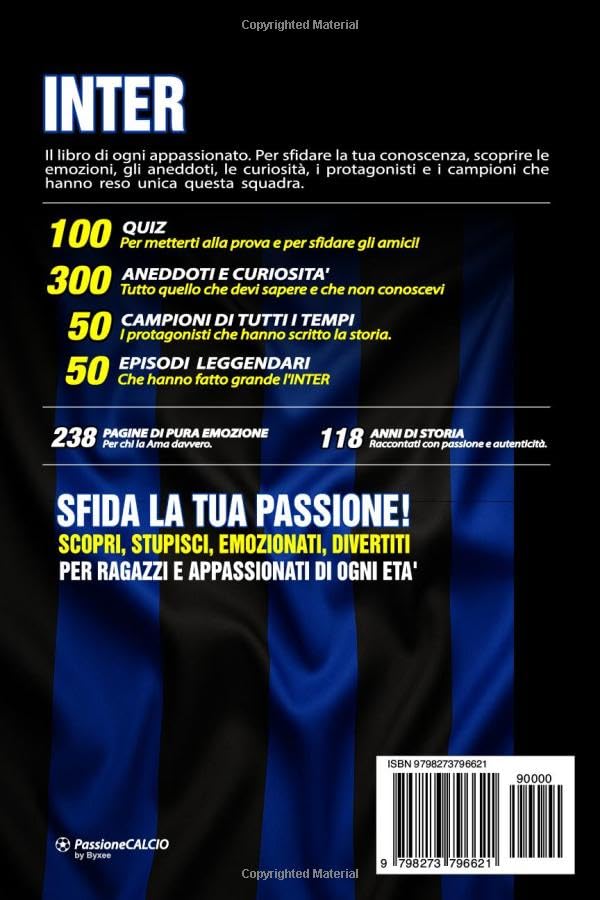 Retro copertina Inter