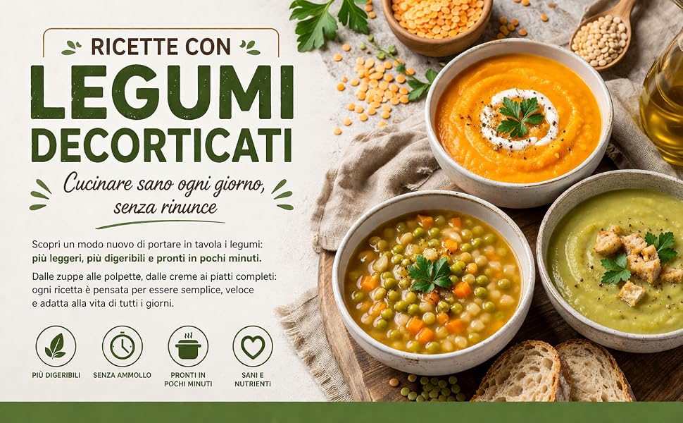 Contenuto editoriale 1 del libro Legumi Decorticati