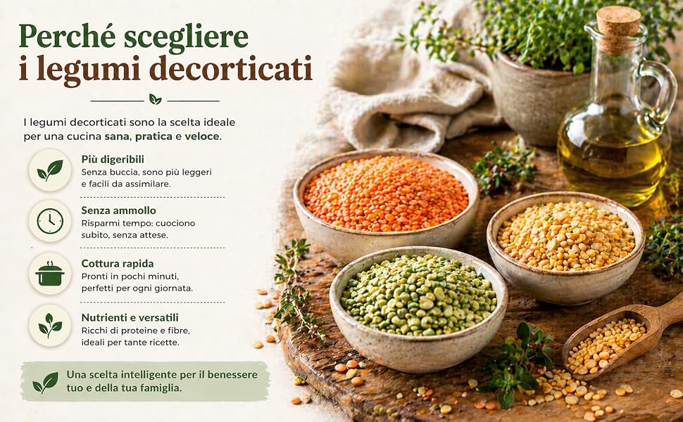 Contenuto editoriale 2 del libro Legumi Decorticati