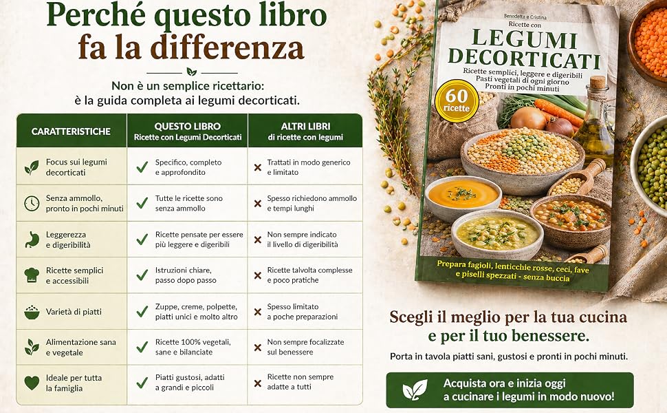 Contenuto editoriale 4 del libro Legumi Decorticati
