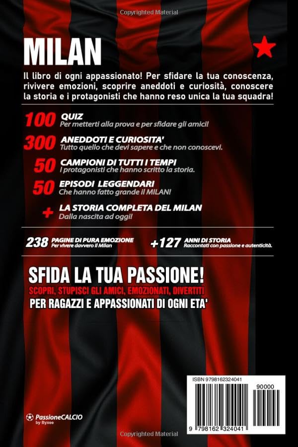 Retro copertina Milan