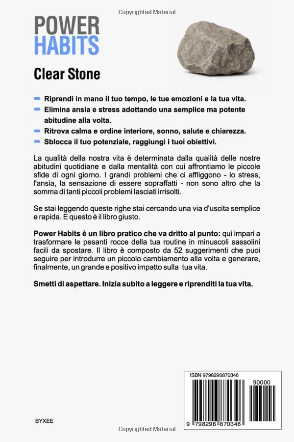 Retro copertina POWER HABITS