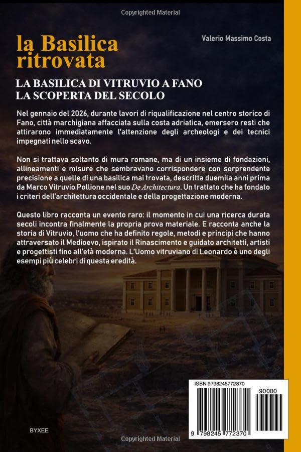 Retro copertina Vitruvio a Fano